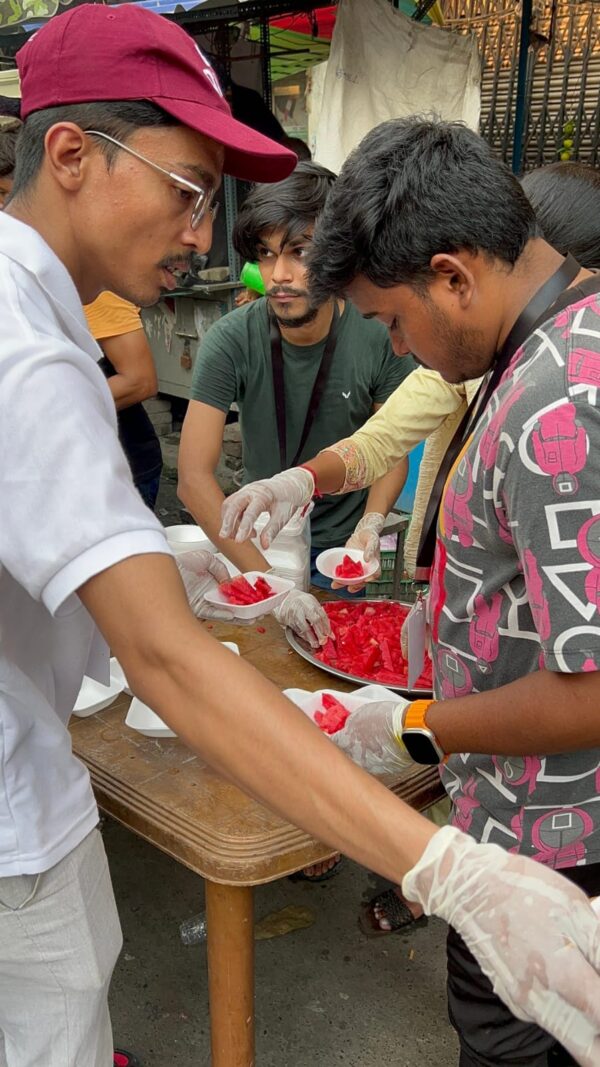 Glucose Water + Watermelon Distribution